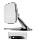 1967-79 Ford F100 Exterior Mirror, Chrome - LH or RH