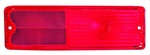 1967-72 Chevrolet Truck Tail Light Plastic Lens, Red (Fleetside)