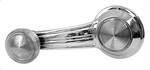 1967-76 Chevrolet Truck Window Crank Handle, Clear Knob (With Retaining Clip)