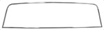 1967-72 Chevrolet Truck Window Moldings, Rear (Fleetside), 3 pcs. Polished Stainless Steel