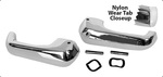 1967-72 Ford F100 Vent Window Handle w/ Nylon Tab