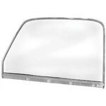 1947-50 Chevrolet / GMC truck Door Window with Chrome Frame, R/H (clear glass)