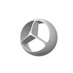 Trident Astro Vent Louver Ball, Clear Anodized Finish