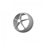 Penta Astro Vent Louver Ball, Clear Anodized Finish