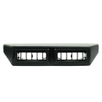 Double Under Dash Louver Assembly for 2.5-Inch Hose All Black