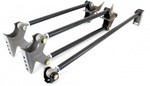 Parallel Four Link , Universal Weld-in with black powdercoated bars.