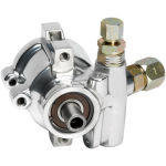 Polished Maval Power Steering Pump