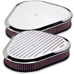 Triangle Air Cleaner Plain Polished