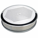 14in. Round Air Cleaner Ball Milled Polished