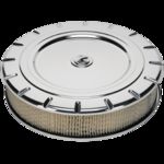 14in. Round Vintage Air Cleaner, Polished