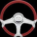 Steering Wheel 14" Select Edition Octane Polished 