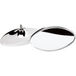 Billet Mirror Head Large Polished Oval 