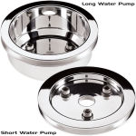 Billet Crankshaft Pulley SBC LWP 1 Groove Polished