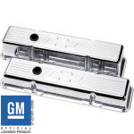 Billet Valve Cover Chevrolet SB (Tall) Bowtie Polished