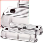 Billet Valve Cover Ford SB (Tall) Ball Milled Polished