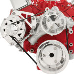 Billet Serpentine Conversion Kit SB Chevrolet LWP Mid Mount Alternator