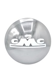 1947-53 GMC Truck Hub cap set "GMC", polished stainless steel, white painted details (1/2 ton) Set of 4