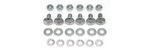 1947-72 Chevrolet Truck Bumper Bolts, Chrome Plated Front or Rear with Hardware 10 pc kit
