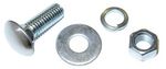 1947-72 Chevrolet Truck Bumper Bolts, Polished Stainless Cap Front or Rear with Hardware