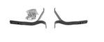 1947-55 1st Series Chevrolet Truck Front Bumper Brackets,( with frame hardware)