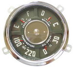 1947-49 Chevrolet Truck Gauge Cluster Assembly - 6 Volt, 6 Cyl.