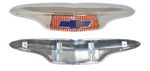 1954-55 1st Series Chevrolet Truck Hood Emblem (w/ fasteners), Stainless Steel w/ Painted Details
