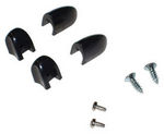 1955-59 Chevrolet Truck Deluxe Heater Control Knob Set Black