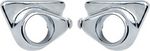 1955-59 Chevrolet Truck Wiper Tower Bezels, Chrome