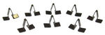 1955-59 Chevrolet Truck Dash Strip Clips, Steel (8 pcs.)