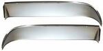 1960-63 Chevrolet Truck Vent Shades, Polished Stainless Steel