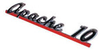 1961 Chevrolet Truck "Apache 10" Hood Side Emblems, (w/ fasteners)