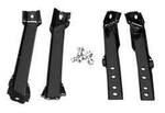 1963-66 Chevrolet Truck Bumper Brackets, Rear with Hardware (Fleetside) 2 pcs.