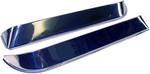 1964-66 Chevrolet Truck Vent Shades, Polished Stainless Steel