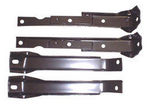 1967-72 Chevrolet Truck Rear Bumper Bracket Set - 4WD w/ Rear Leaf Springs