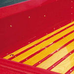 1967-72 Chevrolet Truck Bed Angled Strips, Shortbed Stepside, (Zinc) 77-1/8"