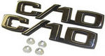 1969-70 Chevrolet Truck "C/10" Fender Side Emblems, (w/ fasteners)