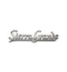 1969-72 GMC Truck "Sierra Grande" Rear Quarter Emblems (w/ fasteners)