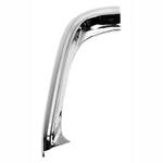 1969-72 GMC Truck Front Fender Molding, R/H, Chrome (with hardware)