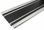 1969-72 Chevrolet Blazer Lower Bed Molding, Front, (Blazer only) L/H, Black