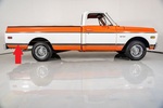 1969-72 Chevrolet Truck Lower Bed Molding, Rear, (Shortbed and Blazer)  RH, Woodgrain