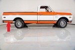 1969-72 Chevrolet Truck Bed Molding,  Lower Rear RH, Black, Long Bed)