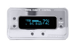 Digital Rectangular Climate Control system, fits Vintage Air Gen II, Chrome, Blue Display