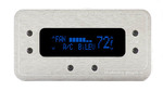 Digital Rectangular Climate Control system, fits Vintage Air Gen II, Satin Bezel, Blue Display