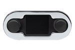 HDX/RTX Style Climate Controls Air Gen-IV -  Chrome Bezel with Black Insert