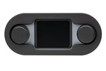 HDX/RTX Style Climate Controls Air Gen-IV - Black Bezel with Silver Alloy Insert