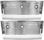 1967-72 Chevrolet Truck Door Panels, Inner, Chrome L/H and R/H