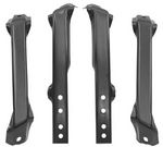 1963-66 Chevrolet Truck Bumper Brackets, Rear with Hardware (Stepside) 4 pcs.