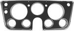 1972-68 Chevrolet Truck Dash Bezel, Black with Chrome Trim