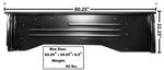 1960-66 Chevrolet Truck Bedside Panel R/H (Shortbed, Stepside)