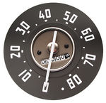 1947-49 Chevrolet Truck Speedometer Gauge, White Needle, 0-80 MPH